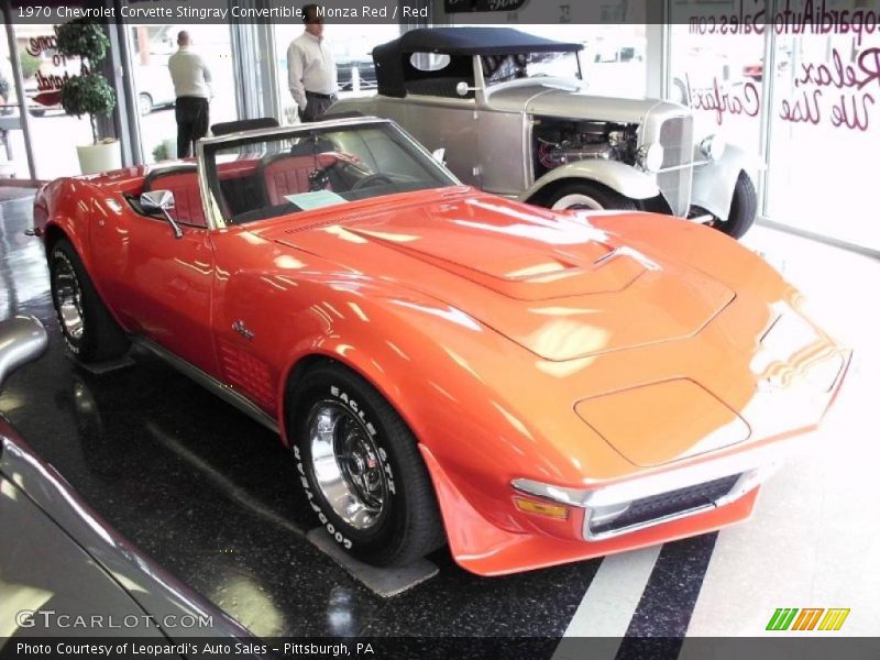 Front 3/4 View of 1970 Corvette Stingray Convertible