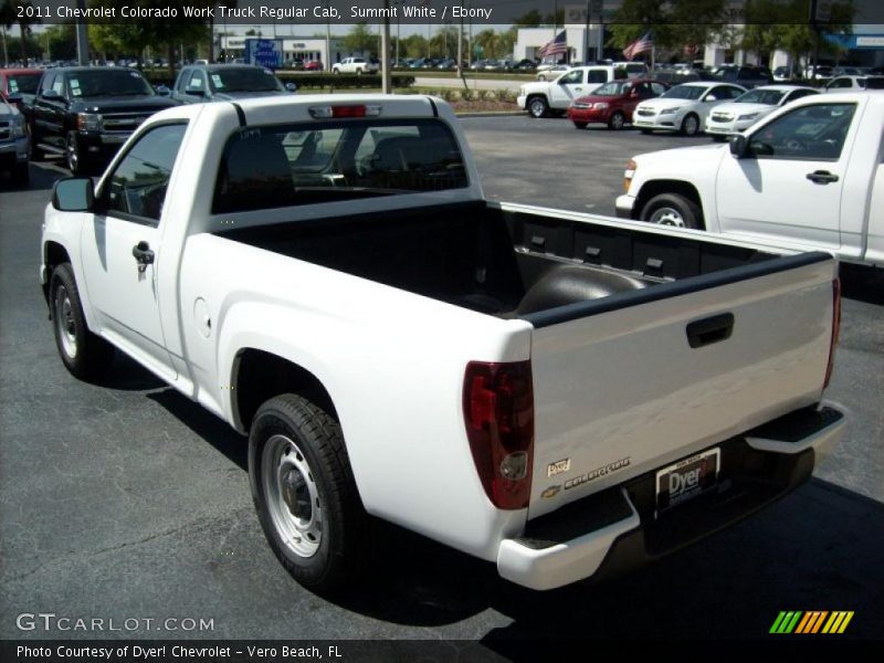 Summit White / Ebony 2011 Chevrolet Colorado Work Truck Regular Cab