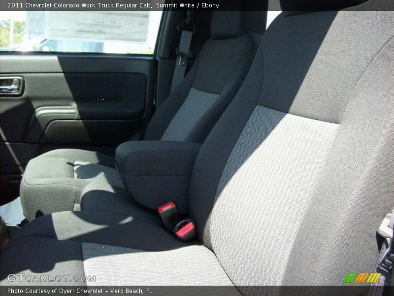 Summit White / Ebony 2011 Chevrolet Colorado Work Truck Regular Cab