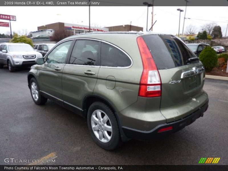 Green Tea Metallic / Ivory 2009 Honda CR-V EX-L 4WD