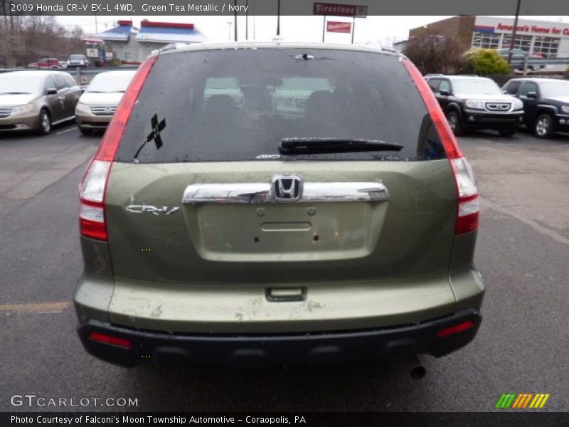 Green Tea Metallic / Ivory 2009 Honda CR-V EX-L 4WD