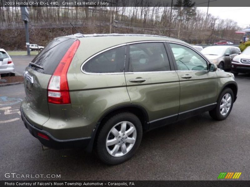 Green Tea Metallic / Ivory 2009 Honda CR-V EX-L 4WD