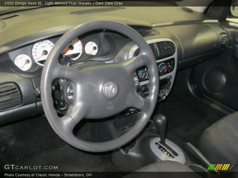 Light Almond Pearl Metallic / Dark Slate Gray 2002 Dodge Neon ES