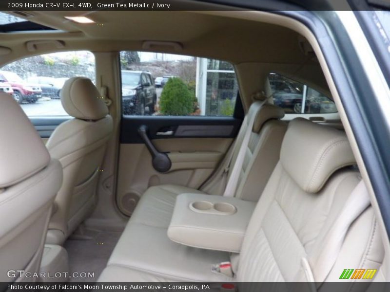 Green Tea Metallic / Ivory 2009 Honda CR-V EX-L 4WD