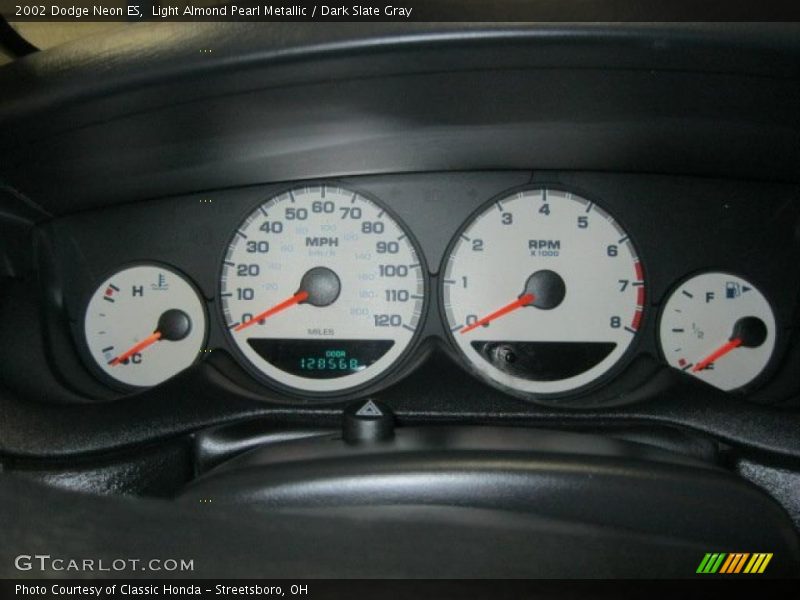Light Almond Pearl Metallic / Dark Slate Gray 2002 Dodge Neon ES