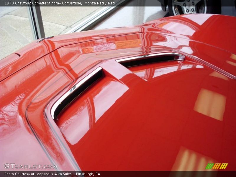  1970 Corvette Stingray Convertible Monza Red