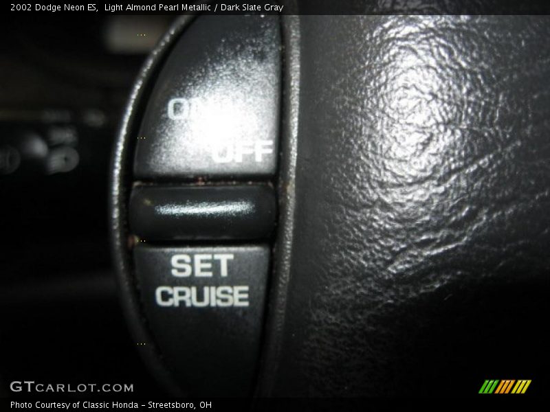 Light Almond Pearl Metallic / Dark Slate Gray 2002 Dodge Neon ES