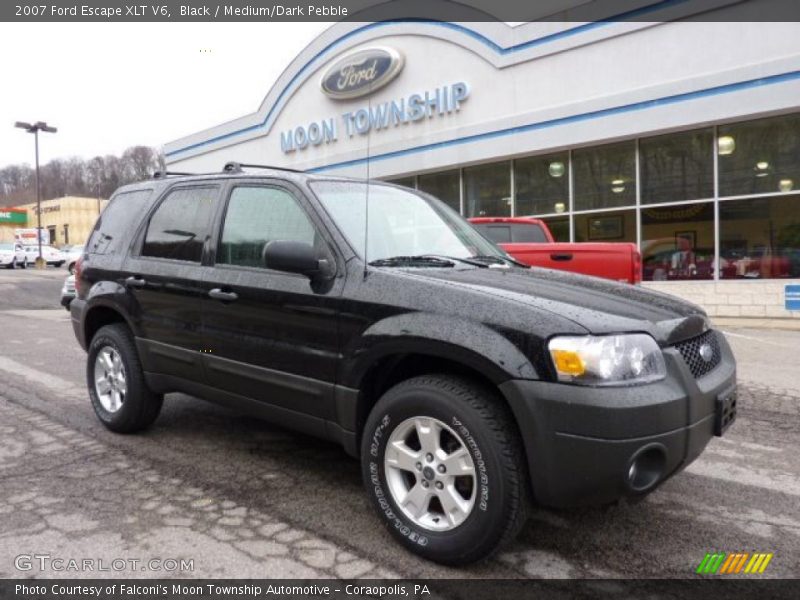 Black / Medium/Dark Pebble 2007 Ford Escape XLT V6