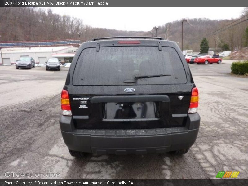 Black / Medium/Dark Pebble 2007 Ford Escape XLT V6