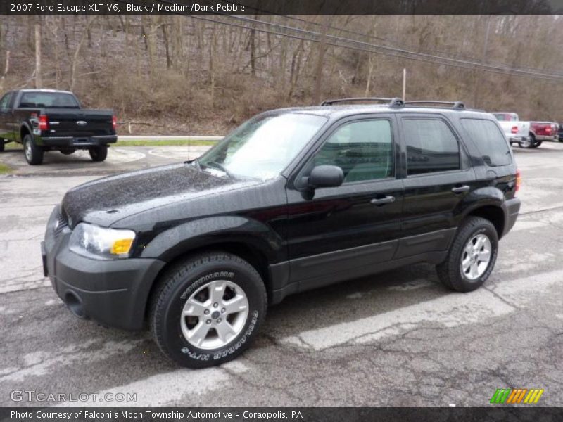 Black / Medium/Dark Pebble 2007 Ford Escape XLT V6