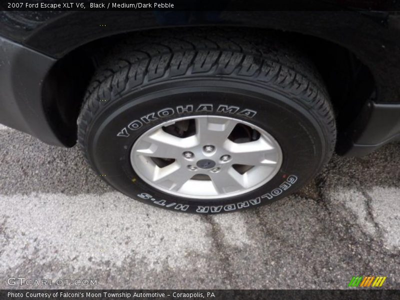 Black / Medium/Dark Pebble 2007 Ford Escape XLT V6