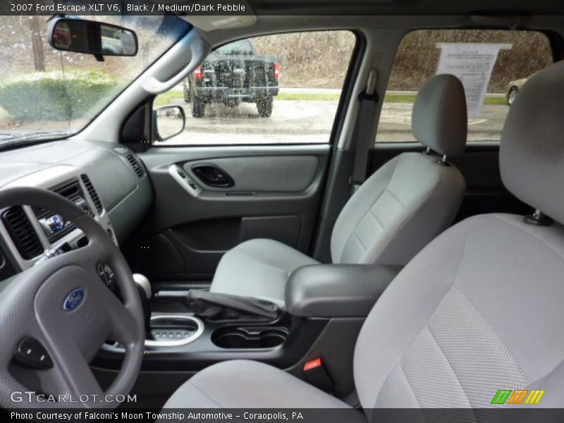 Black / Medium/Dark Pebble 2007 Ford Escape XLT V6