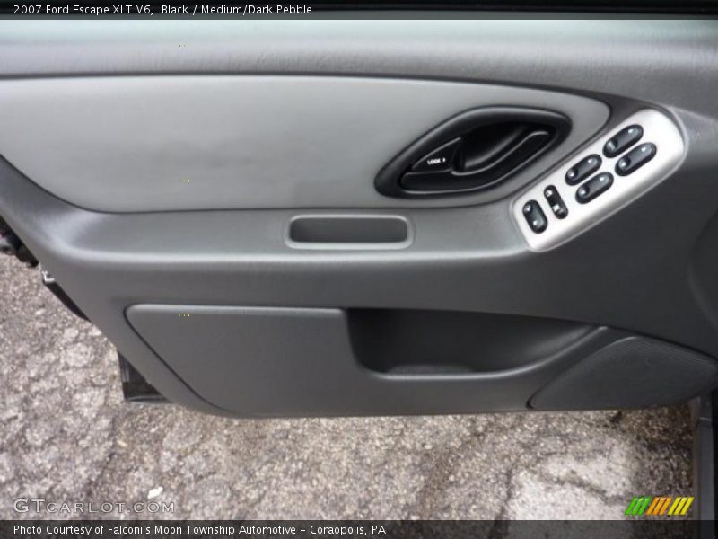 Black / Medium/Dark Pebble 2007 Ford Escape XLT V6