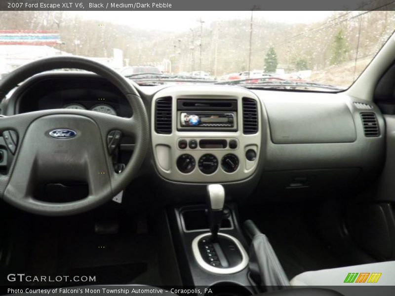 Black / Medium/Dark Pebble 2007 Ford Escape XLT V6