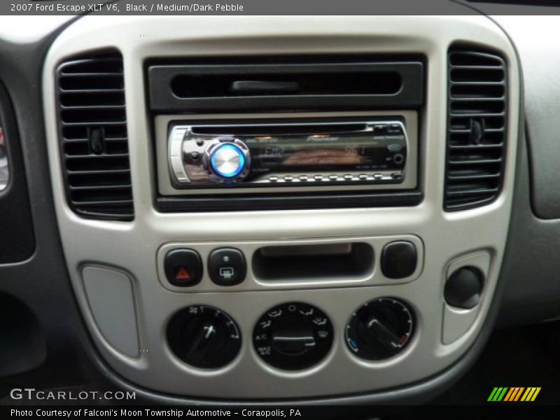 Black / Medium/Dark Pebble 2007 Ford Escape XLT V6