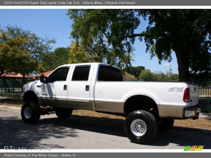 Oxford White / Medium Parchment 2000 Ford F350 Super Duty Lariat Crew Cab 4x4