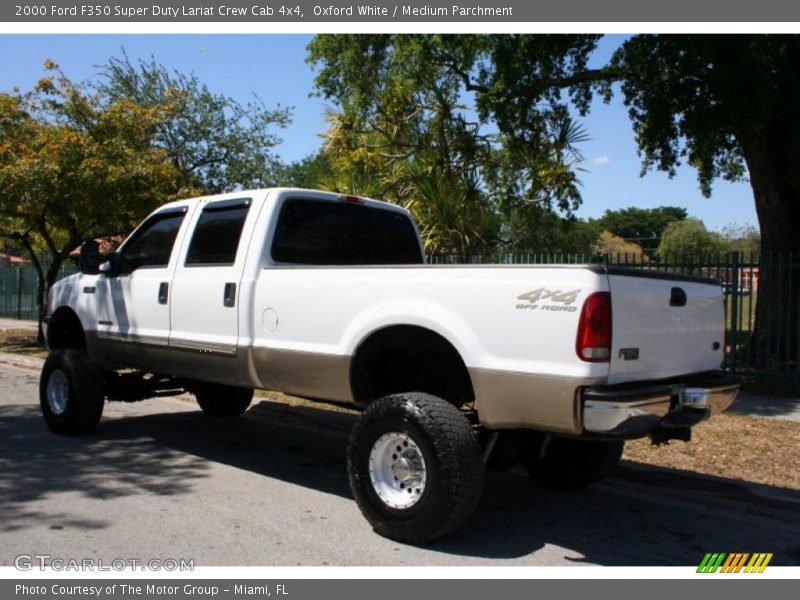 Oxford White / Medium Parchment 2000 Ford F350 Super Duty Lariat Crew Cab 4x4