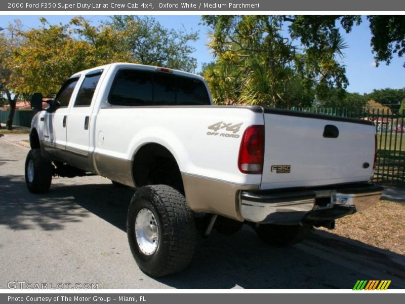 Oxford White / Medium Parchment 2000 Ford F350 Super Duty Lariat Crew Cab 4x4