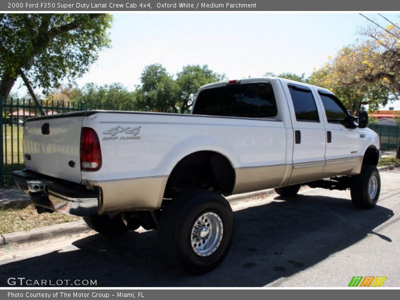 Oxford White / Medium Parchment 2000 Ford F350 Super Duty Lariat Crew Cab 4x4
