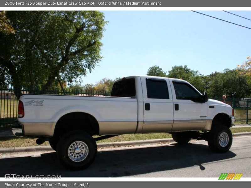 Oxford White / Medium Parchment 2000 Ford F350 Super Duty Lariat Crew Cab 4x4