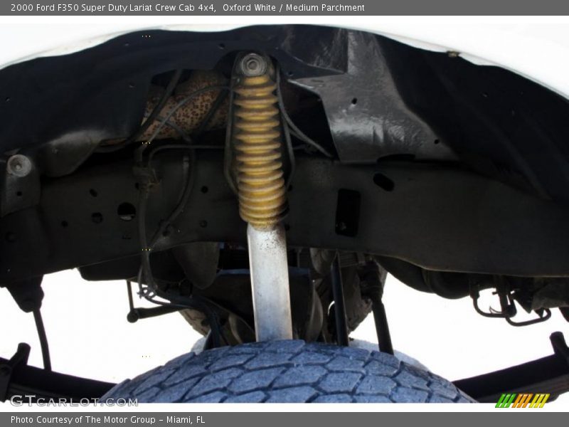 Oxford White / Medium Parchment 2000 Ford F350 Super Duty Lariat Crew Cab 4x4