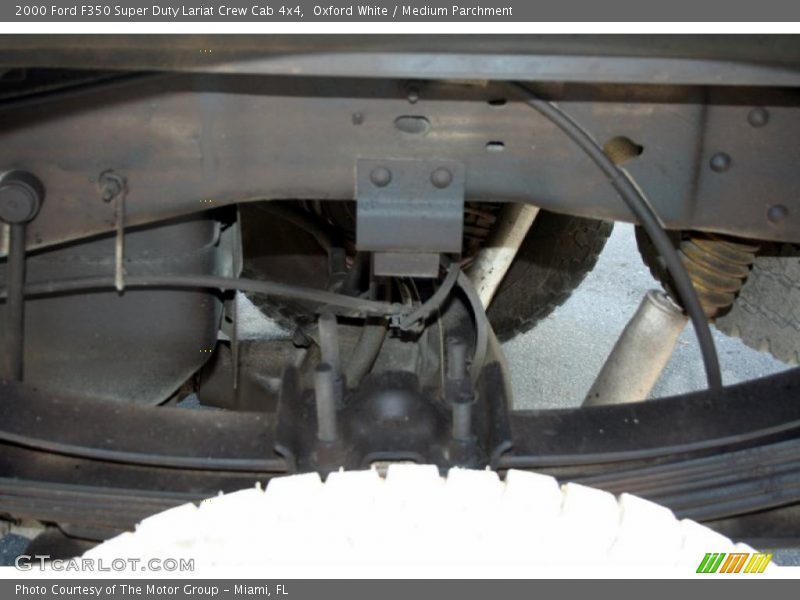 Oxford White / Medium Parchment 2000 Ford F350 Super Duty Lariat Crew Cab 4x4