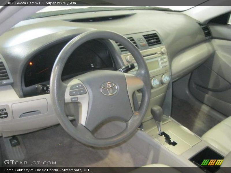 Super White / Ash 2007 Toyota Camry LE