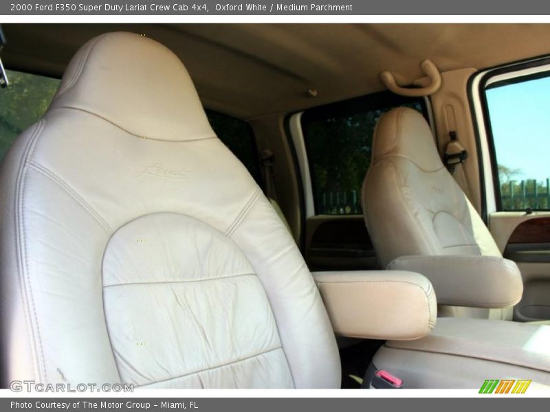 Oxford White / Medium Parchment 2000 Ford F350 Super Duty Lariat Crew Cab 4x4