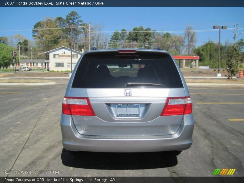 Slate Green Metallic / Olive 2007 Honda Odyssey EX-L