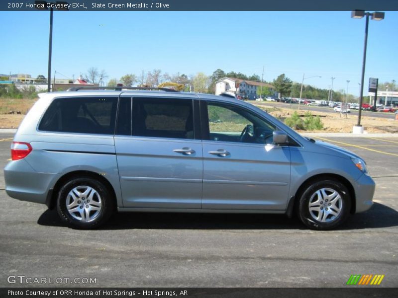 Slate Green Metallic / Olive 2007 Honda Odyssey EX-L