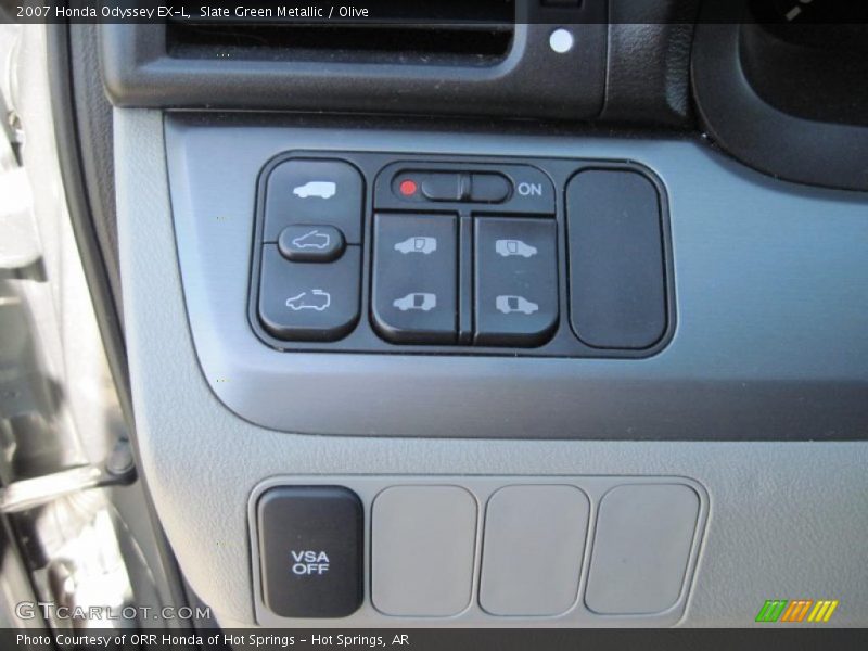 Slate Green Metallic / Olive 2007 Honda Odyssey EX-L