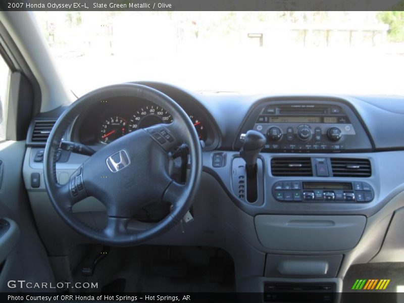 Slate Green Metallic / Olive 2007 Honda Odyssey EX-L