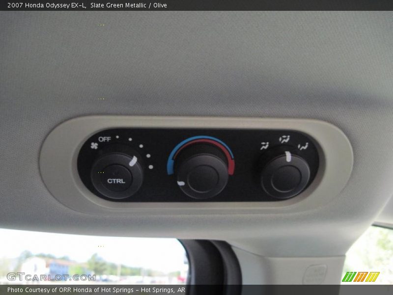 Slate Green Metallic / Olive 2007 Honda Odyssey EX-L