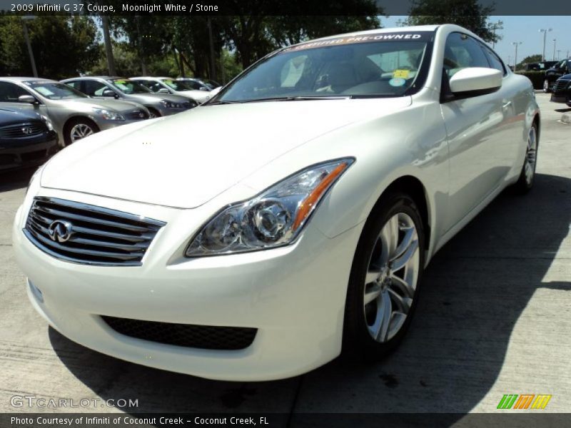 Front 3/4 View of 2009 G 37 Coupe