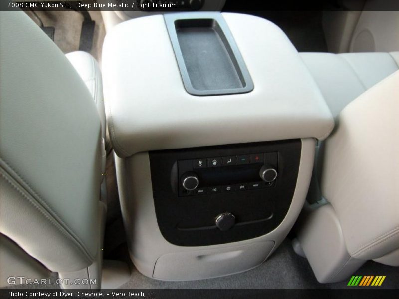 Deep Blue Metallic / Light Titanium 2008 GMC Yukon SLT
