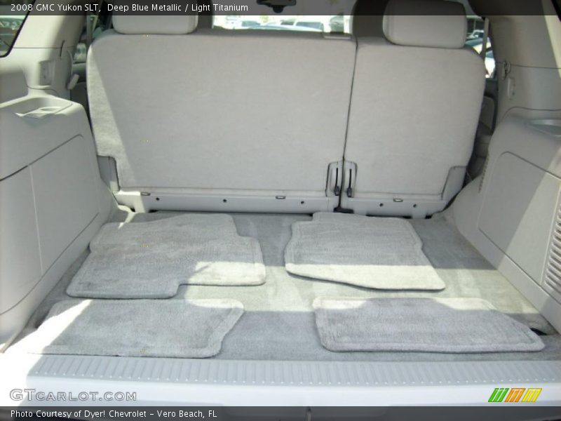 Deep Blue Metallic / Light Titanium 2008 GMC Yukon SLT