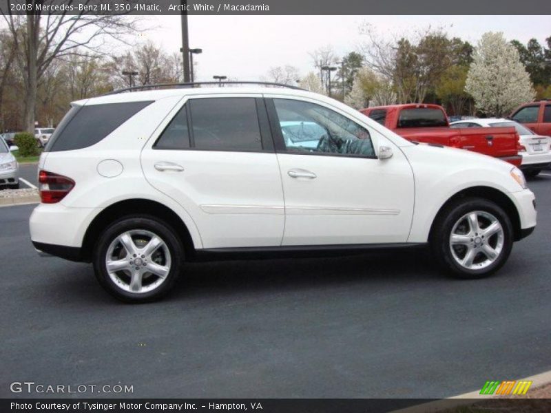 Arctic White / Macadamia 2008 Mercedes-Benz ML 350 4Matic