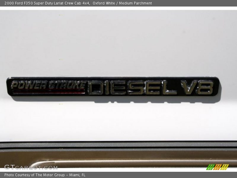 Oxford White / Medium Parchment 2000 Ford F350 Super Duty Lariat Crew Cab 4x4