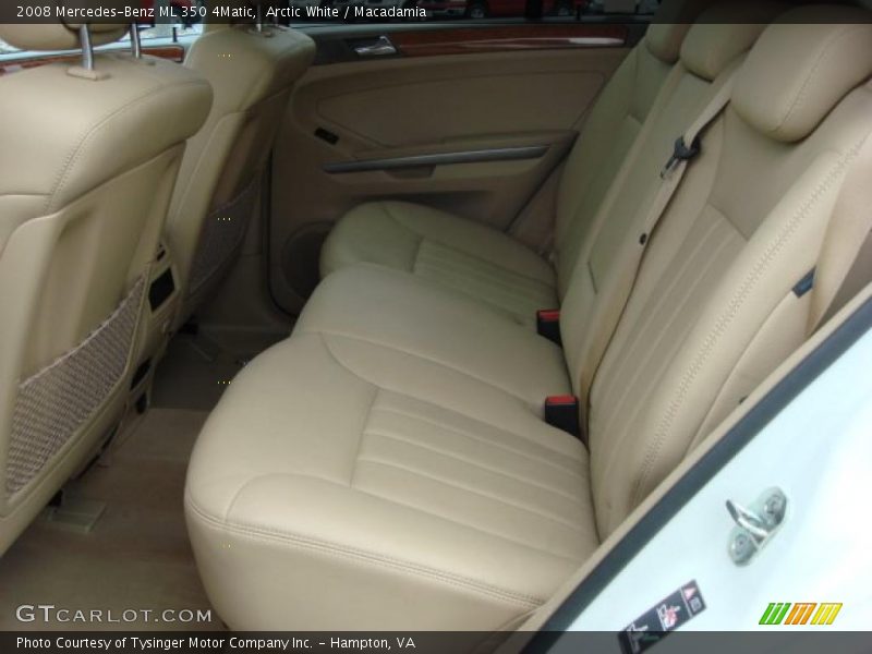 Arctic White / Macadamia 2008 Mercedes-Benz ML 350 4Matic