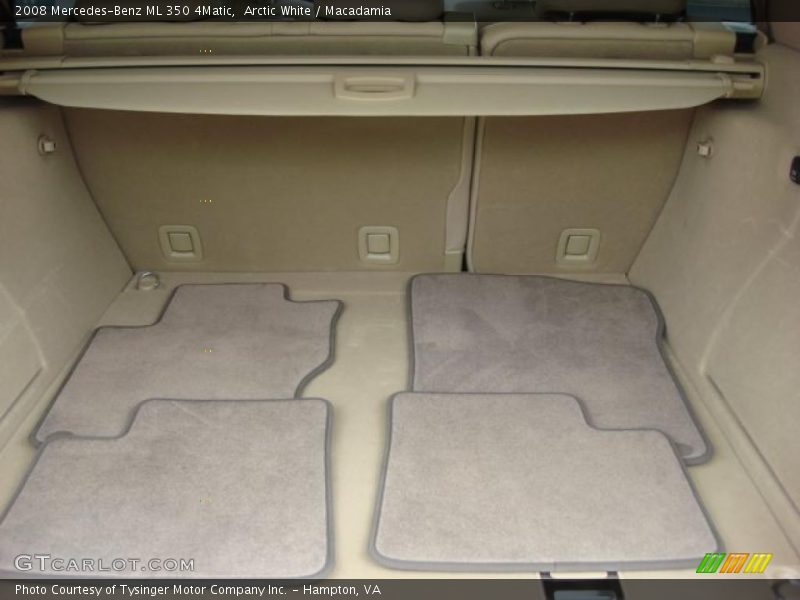 Arctic White / Macadamia 2008 Mercedes-Benz ML 350 4Matic