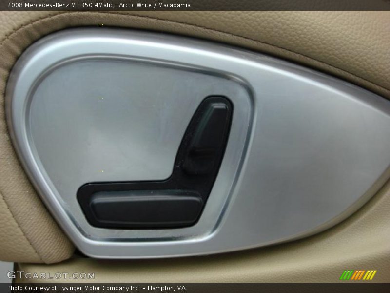 Arctic White / Macadamia 2008 Mercedes-Benz ML 350 4Matic
