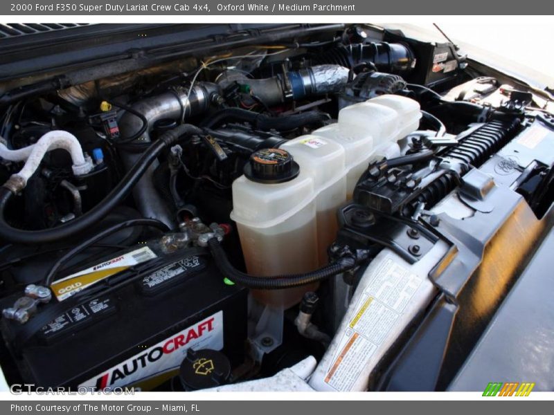 Oxford White / Medium Parchment 2000 Ford F350 Super Duty Lariat Crew Cab 4x4