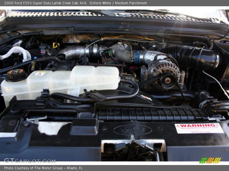 Oxford White / Medium Parchment 2000 Ford F350 Super Duty Lariat Crew Cab 4x4