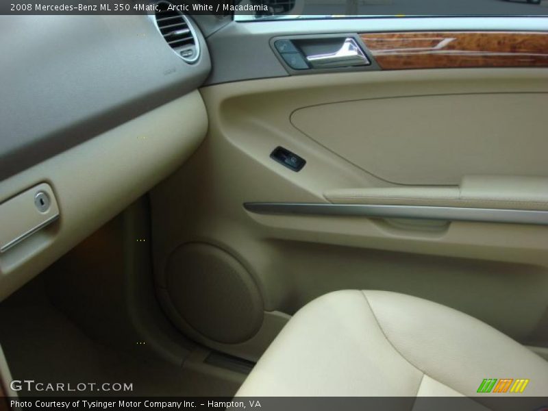 Arctic White / Macadamia 2008 Mercedes-Benz ML 350 4Matic