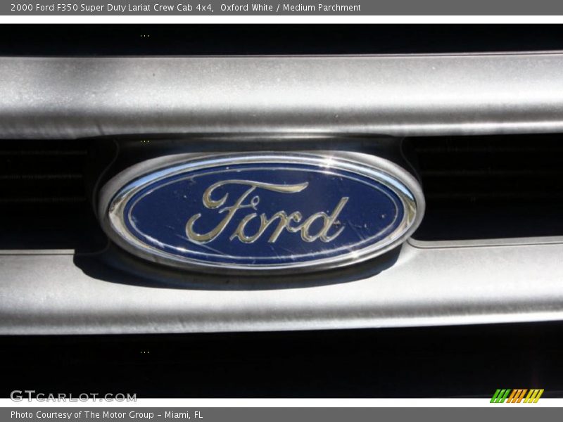 Oxford White / Medium Parchment 2000 Ford F350 Super Duty Lariat Crew Cab 4x4