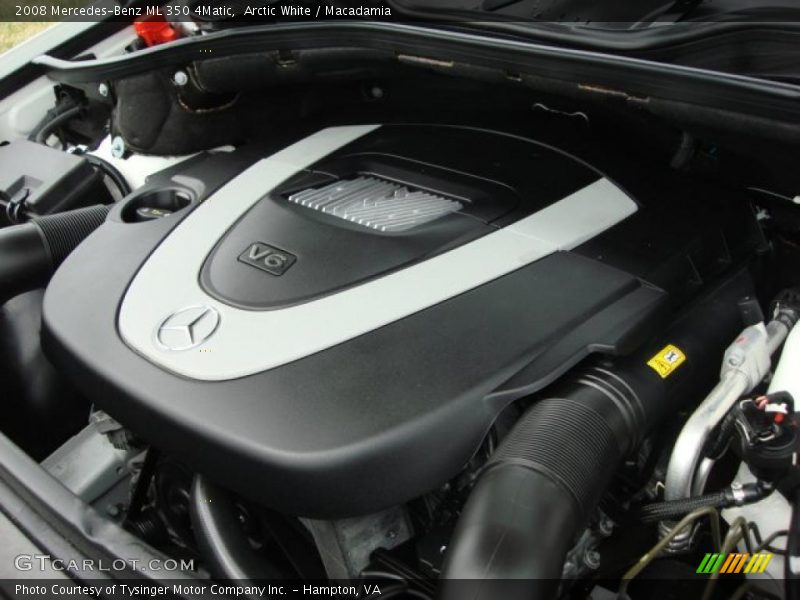 Arctic White / Macadamia 2008 Mercedes-Benz ML 350 4Matic