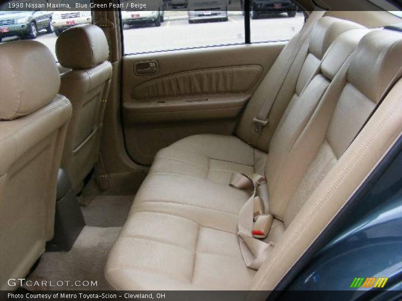 Blue Green Pearl / Beige 1998 Nissan Maxima