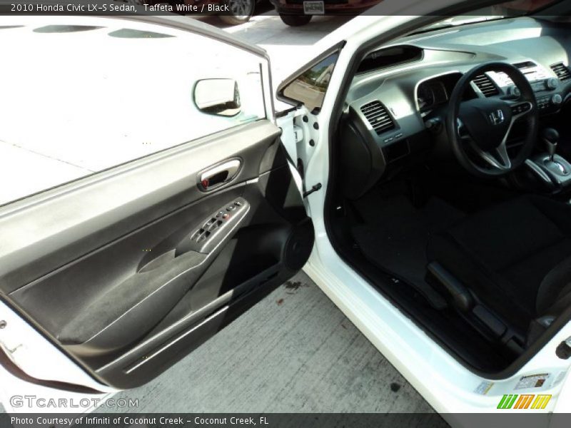 Taffeta White / Black 2010 Honda Civic LX-S Sedan