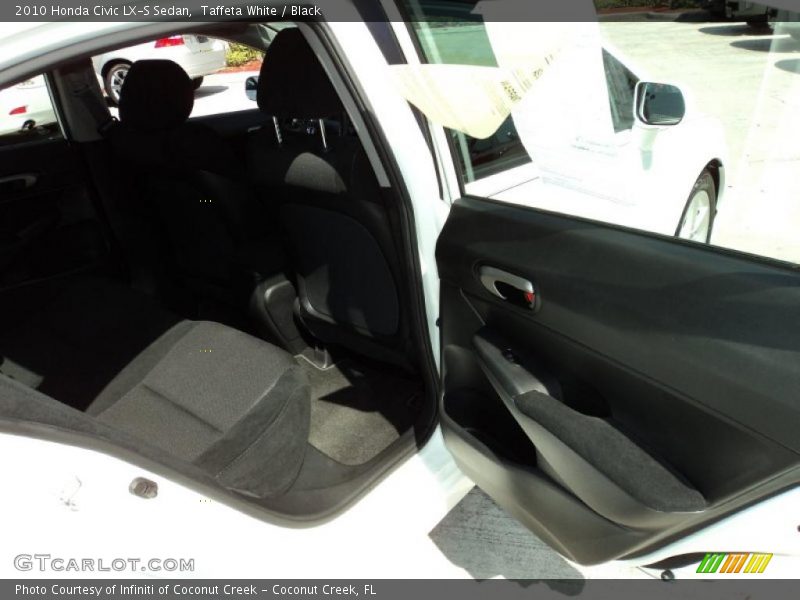 Taffeta White / Black 2010 Honda Civic LX-S Sedan