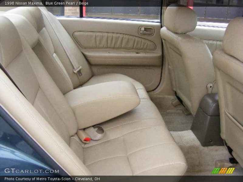 Blue Green Pearl / Beige 1998 Nissan Maxima